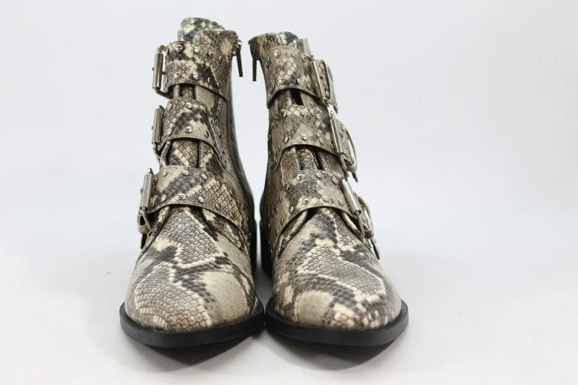 Steve New York Harmon Women's Snakeskin-Print Boots 8.5M(ZAP13016)