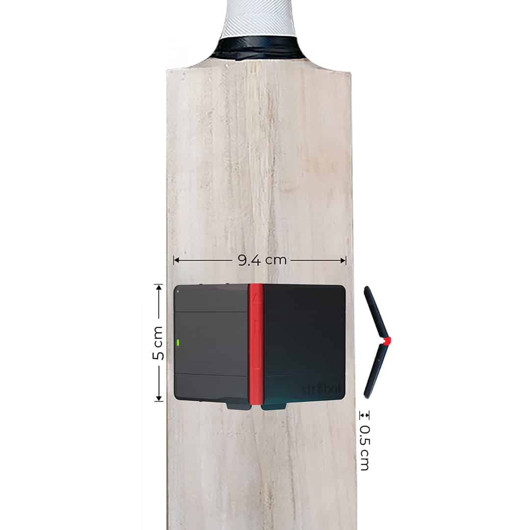 str8bat cricket bat sensor ( Including 1 year str8bat app subscription)