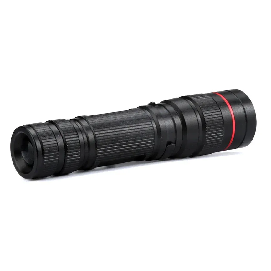 Super Mini 3500LM Zoomable LED Flashlight 3 Mode Torch Super Bright Light