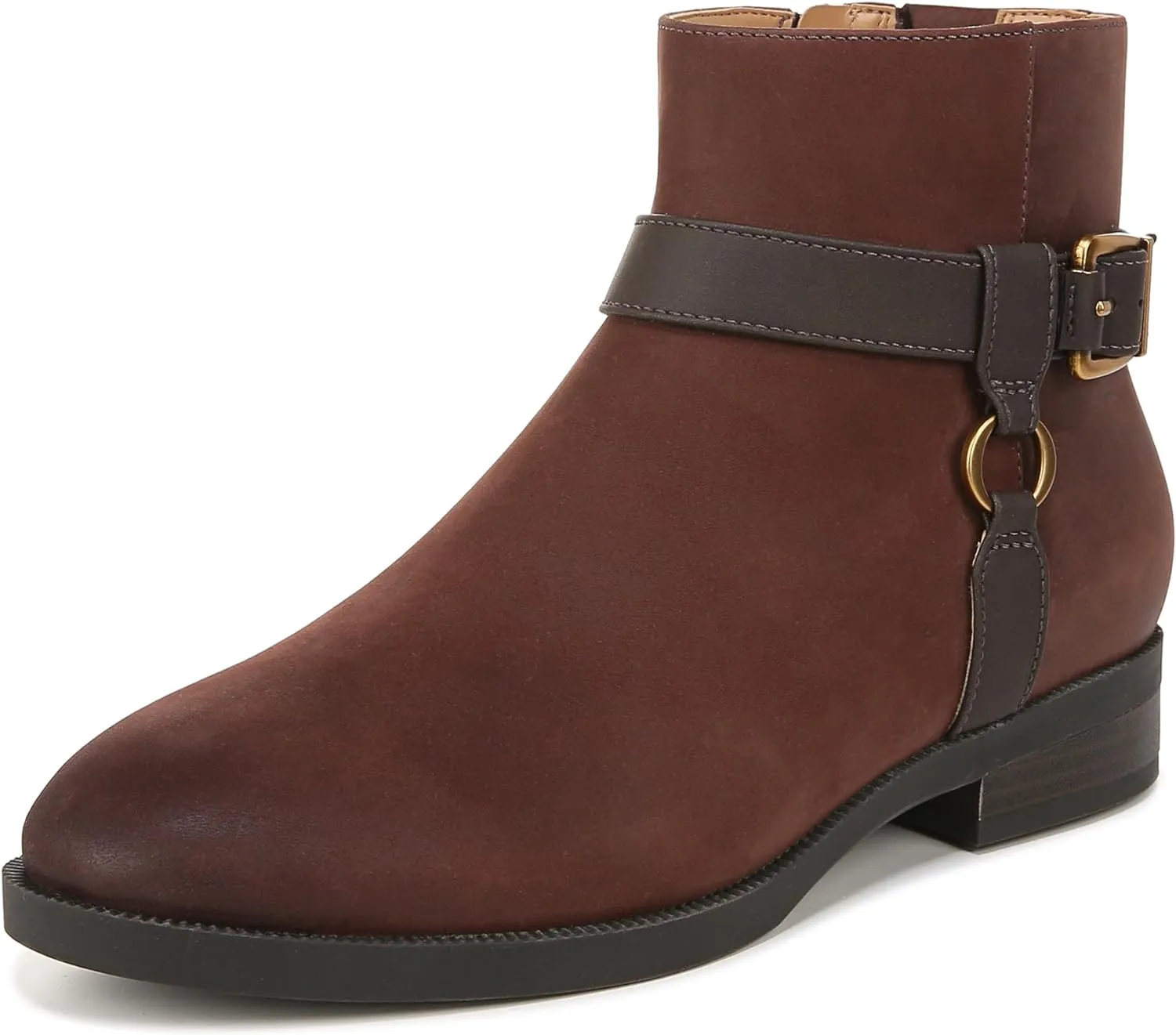 Vionic Women's Vienna Rhiannon Leather Zip-Up Ankle Boot