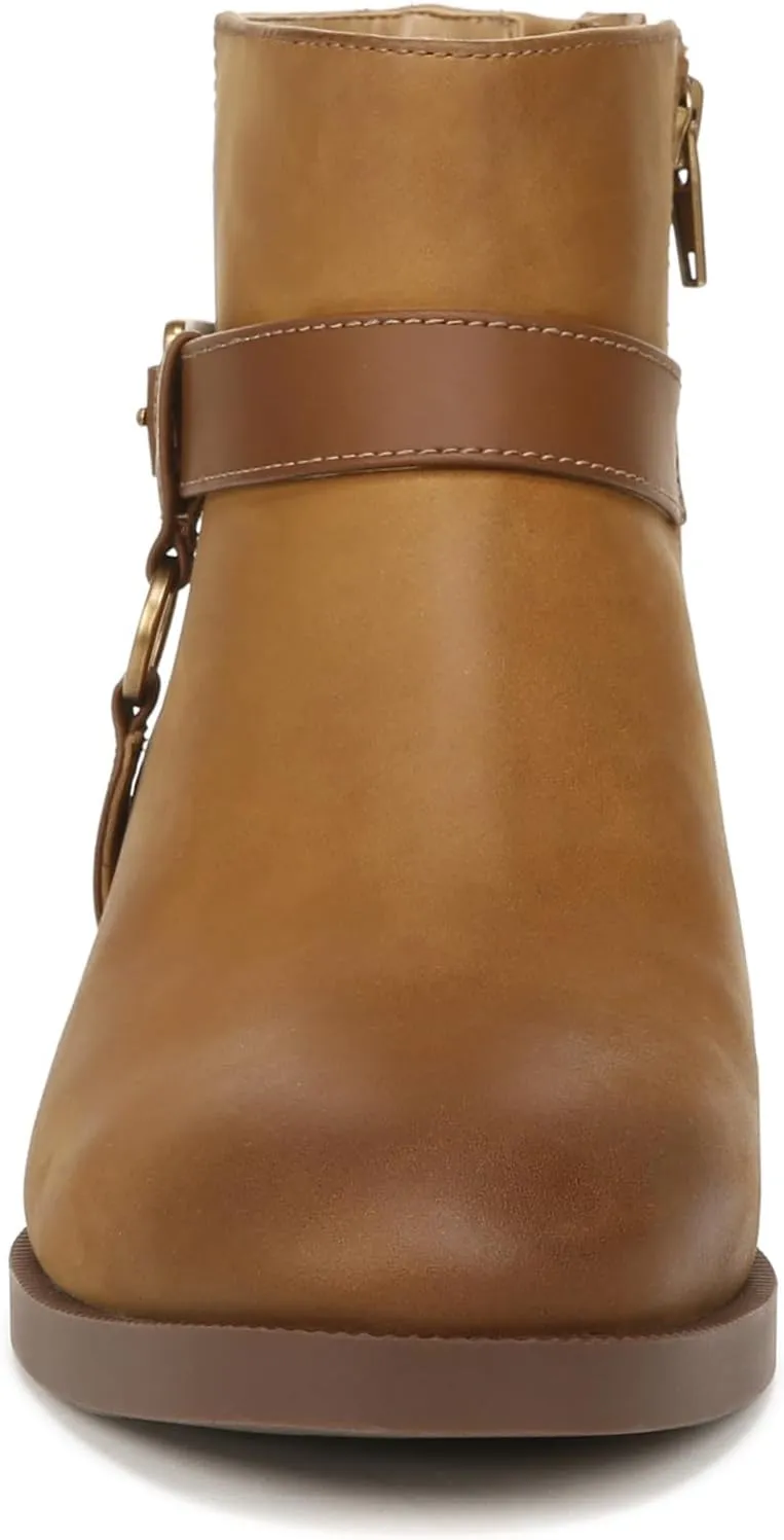 Vionic Women's Vienna Rhiannon Leather Zip-Up Ankle Boot