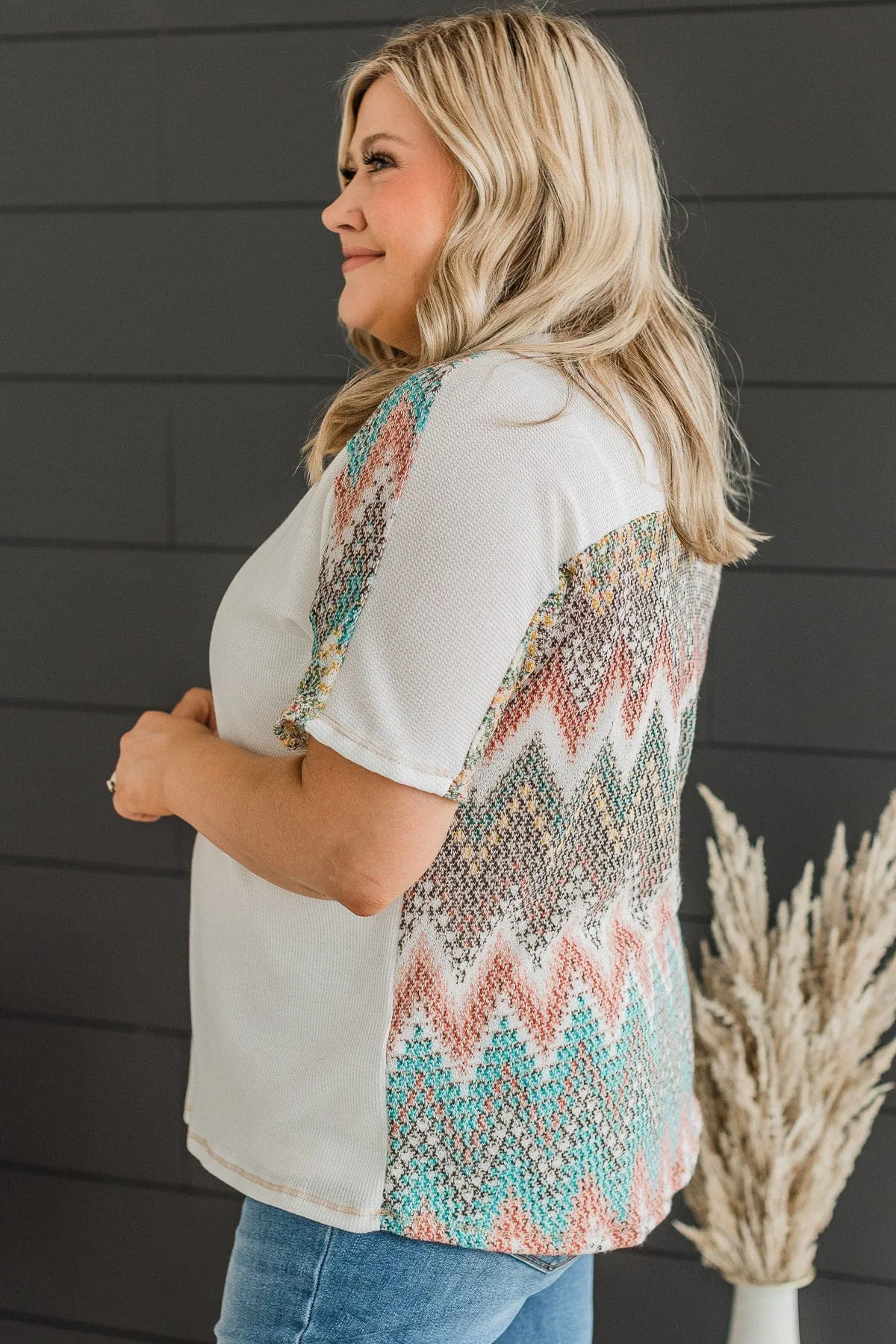 Where It All Began Knit Top- Ivory