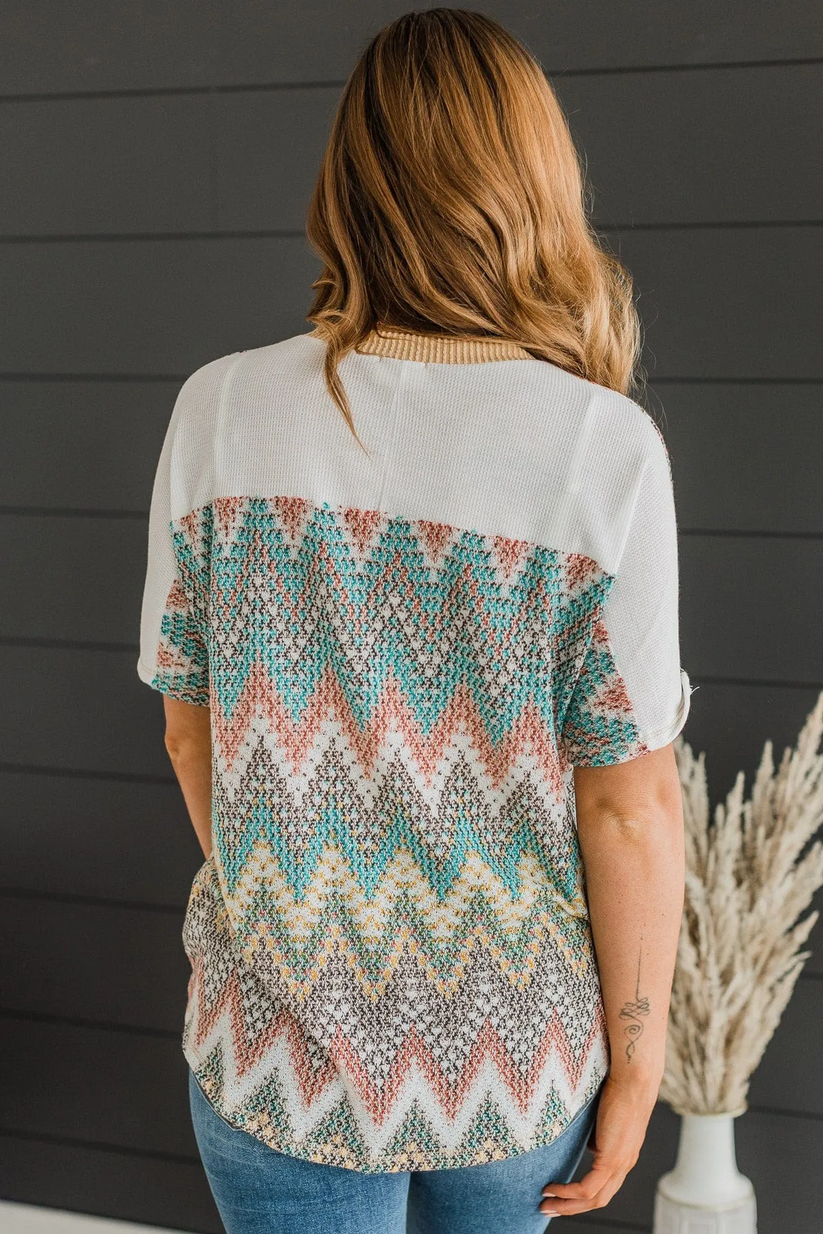 Where It All Began Knit Top- Ivory